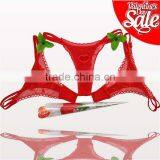Valentine's Day Gift Cheap Women Thongs Sexy Lace Thongs For Ladies Rose Panties Rolling Pack thumbnail-5