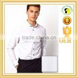 Latest Mens Double Cuff White Dress Shirt thumbnail-1