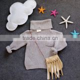 Baby Girl Boy Clothes High Neck Warm Sweater Children Toddler Kids Poloneck Turtleneck Winter Autumn Pullover Knit Loose Top