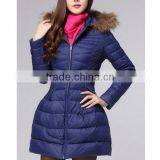 2015 New Design Lady Down Jacket With Fur Hoody thumbnail-5