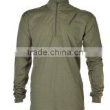 Merino Wool Base Layer Flatseam Top, Mock Turtle Neck Thermal Underwear Man thumbnail-2