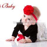 European and American Children's Hairband Wholesale Baby Satin Ribbon Hair Accessary Head Flower Headband Factory Direct Supply thumbnail-1