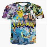 Customized Bank Printed Pokemon Go Print T Shirt Appearl thumbnail-2