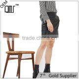 2017 OEM Spring Black PU High Waisted Pencil Skirt With Side Pockets thumbnail-1