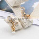 Plastic Pearl Zinc Alloy Earring Women Earring Saudi Gold Jewelry Earring thumbnail-1