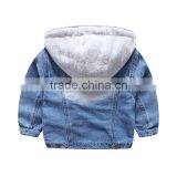 Spring Style Wholesale With Hood Kids Denim Jacket thumbnail-2