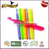 Environmental Crochet Hook Hand Knitting Needle Plstic Crochet Hook Set for Knitting thumbnail-1