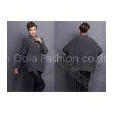 2014 New Cardigan Ladies Crew Neck Sweaters With Pockets And Buttons Up , Acrylic Wool Material thumbnail-1