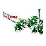 LC / APC 12 Fiber Color Coded Fiber Optic Patch Cord / Pigtail for Data Center, FTTH