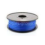 3mm / 1.75mm Blue Color 3D Printer PLA Filament , 3d printing filament materials