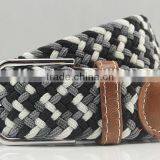 Mens Braided Waist Belt Elastic Stretch Belts For Jean Tactical Belt thumbnail-1