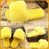 Rabbit Fur Colorful Wholesale For Women Beach Flip Flop Slipper thumbnail-2