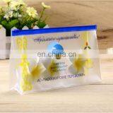 Customized Flat Bootom Reusable Frosting Pen Packaging Pvc Zipper Bag/ Plastic Poly Bag With Zipper thumbnail-1