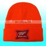 Stocking Cap With 3D Logo Patch