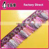 Hot Selling Designed Jacquard Curtain Fashion Accessories Fringe Trim