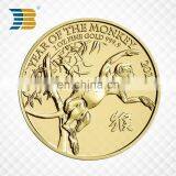 high quality professional metal custom gold coin