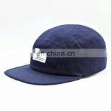Custom Flat Brim Unstructured 6 Panel Strapback Hat thumbnail-3