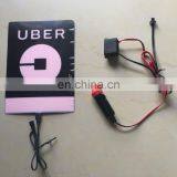 2017 New EL Backlight Panel, Uber Light Panel Car Sticker With 12V Inverter for Cigarette Port thumbnail-3