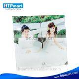 Newest Product Sublimation Mirror Glass Clock Photo Frame- Square of High Quality
