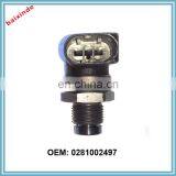 Auto parts Fuel Pressure Sensor 0281002497 13537787167 For E81 E46 E90 E60 E61 E65 E66 E67 E53