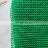 Knitted scaffolding construction net for vision barrier