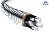 UL Certificated PVC Insulation PVC Inner Sheath Aluminum Alloy Chain Armoring MC Cable thumbnail-6
