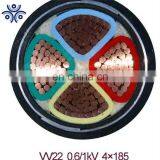 Underground Armoured 4 Core 4mm 6mm 120mm Copper Conductor Pvc Electric Power Cable