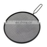 Stainless Steel Splatter Screen Stainless Steel Mesh Frying Pan Grease Screen
