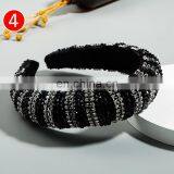 Новый горячий товар: стильные головные ленточки с полным покрытием блестящими камнями, цветные бисерные головные ленточки, головные ленточки для невесты на свадьбу в барокко стиле с подкладкой, роскошные головные ленточки для девочек thumbnail-6