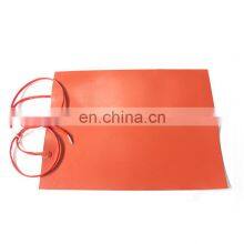230 Volt 1200w Customized Flexible Pad Silicone Rubber Heater 250x1000 mm thumbnail-6