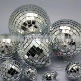 1.5mm Thick 5x5mm Facet Silvery Color Adhesive Mirror Mosaic for Disco Ball thumbnail-1