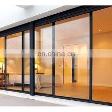 Foshan Factory High Quality Aluminum Profile Insulated Sliding Glass Doors Double Glazing Sliding Door thumbnail-1
