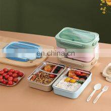 Top Selling Insulated Plastic Leakproof School Custom Bento Food Lunch Box Stainless Steel thumbnail-3