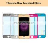 Cell Phone Screen Protector Colorful Tempered Glass Screen Protector for Iphone 6 Plus