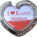 Heat--shaped Epoxy Paster Inside Metal Lady Button With Customized Logo thumbnail-2