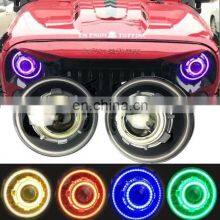 J238RGB Led Headlights for Jeep jk Headlight Led Car Lights Lantsun thumbnail-2