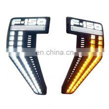 2021 Accessories Raptor Pickup Truck DRL Grill Fender Light for Ford F150 thumbnail-1