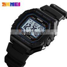 Fashionable Week Date Day Alarm Silicon Strap Digital Sports Newest Design Waterproof Watch 1496 SKMEI Watch