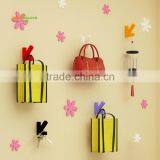 Creative Lovely Wood Hook Coat Hanger thumbnail-3