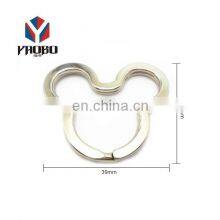 Various Styles Chains Accessories Plain Split Ring Key Blanks Custom For Clothing thumbnail-5