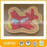 Non-Toxic Wood Puzzle For Little Kids Popular Kids Puzzle Games 15*13 5Pcs Cheap Puzzle Toys thumbnail-1