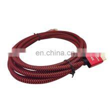Slim Design Braided Jacket 2m High Speed HDMI 2.0 Cable HDMI Cable 4K 60Hz thumbnail-2