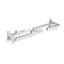 Wholesale Double Towel Bar Towel Rack With Hook Bathroom Rack Bathroom Shelf Stainless Steel Hanging Rack Rbathroom Accessories thumbnail-3