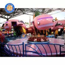 Guangdong Zhongshan Tai Le Play Children's Indoor and Outdoor New Amusement Equipment Space Flip Pink 360 Degrees Flip Rotation Lifting thumbnail-3