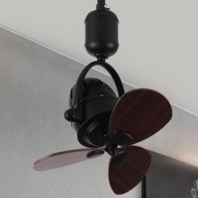 Shake Head Variable Frequency Ceiling Fan Light（Wechat:13510231336） thumbnail-3