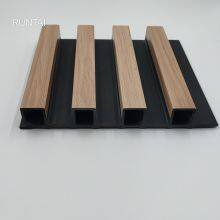 Designs for Decoration Wooden Grain Wpc Interior Fluted Wall Panels 160-24mm