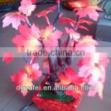 Home LED lighted artificial maple bonsai