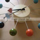 Quartz Wall Clock Mulit Coloured Ball Clcok