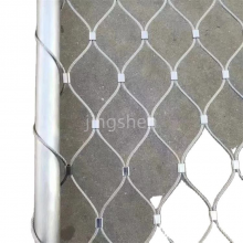 Flexible Stainless Steel Wire Rope Mesh, Woven Zoo Aviary Netting, Stainless Steel Cable Sheath, Elegant Stainless Steel Rope Netting thumbnail-1