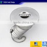 Marine Stainless Steel Water Tank With Key Lock Deck Filler thumbnail-4